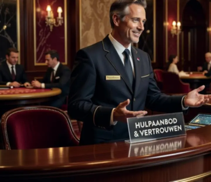 Preventieteam in een luxe casino-omgeving